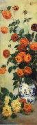 Claude Monet Dahlias Germany oil painting artist